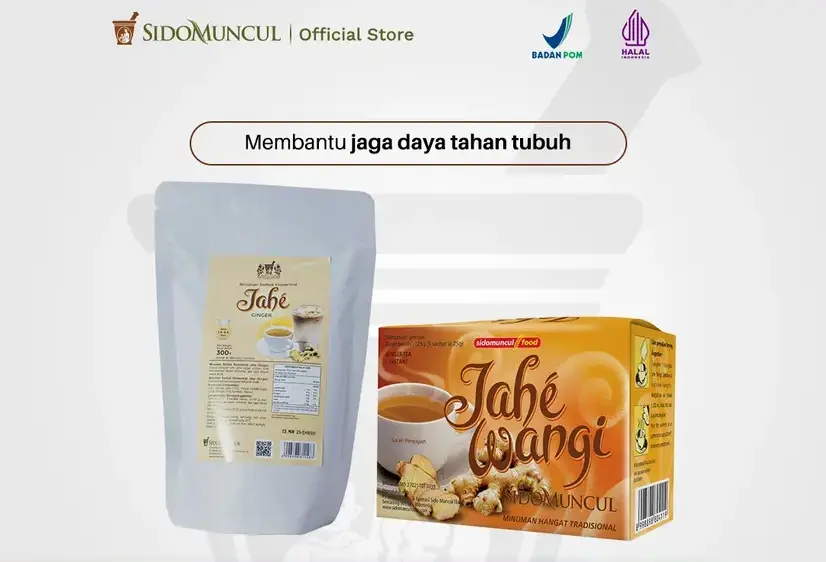 Sidomuncul Powder Blend Mix Jahe + Jahe Wangi 5's