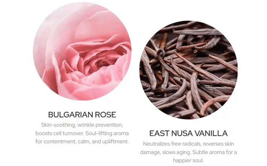 bulgarian rose & east nusa vanilla