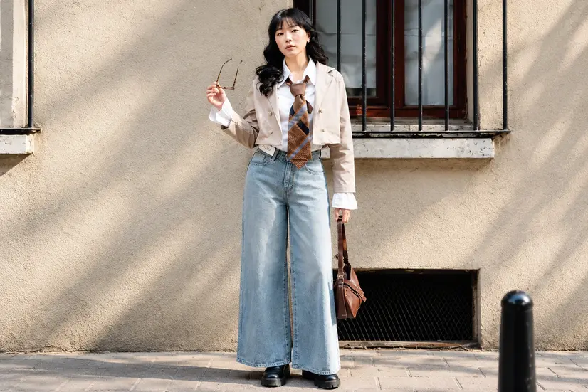 Cara Memilih Baggy Jeans Wanita untuk Tubuh Petite